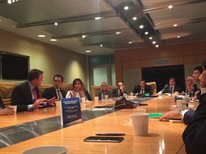 Brian Sullivan hosts roundtable discussion for the Gabr Fellows