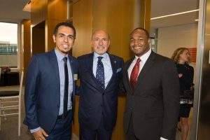 2016 Fellows Youssef El Toukhy and Kevin DeWar with Mr Shafik Gabr