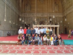 2016 Fellows at the Madrassa of Sultan Hassan in Cairo