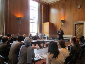 Senator Ed Markey meets with the Gabr Fellows on Capitol Hill