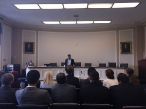 Congressman Dutch Ruppersberger addresses the Gabr Fellows