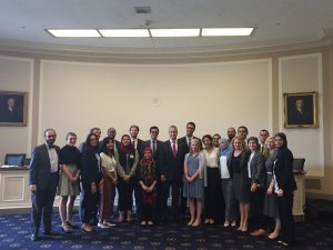 Congressman Mario Diaz Balart addresses the Fellows