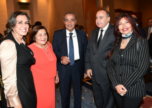 Mrs. Rania Elwany, Mrs. Loula Zaklama, H.E. Dr. Ali Moshely, H.E. Alaa Fahmy and Mrs. Laila Shoukry