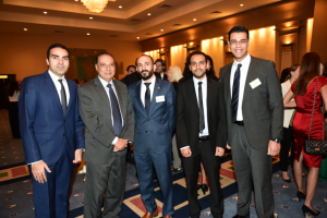 2014 Gabr Fellow Ahmed ElNaggar, Dr. Mohamed Kamal, 2016 Gabr Fellow Robert Sheldon, 2014 Gabr Fellow Ahmed Naguib and 2016 Gabr Fellow Ahmed Abul Naga