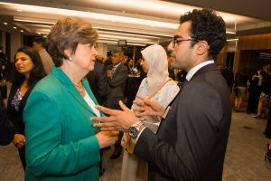 Toni Christiensen and 2016 Gabr Fellow Hani Elzomor