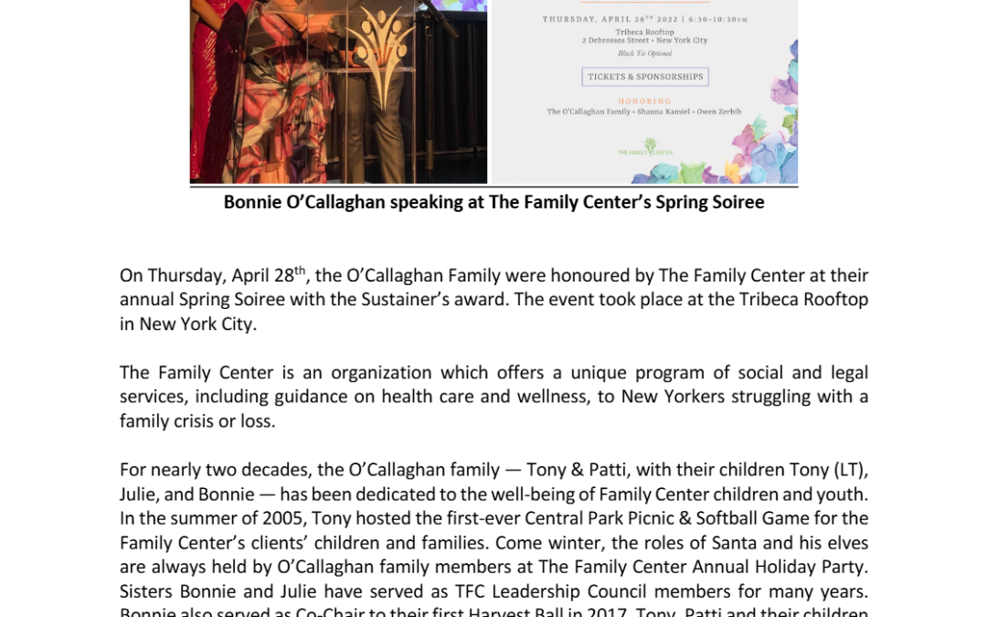 The Family Center’s Spring Soiree