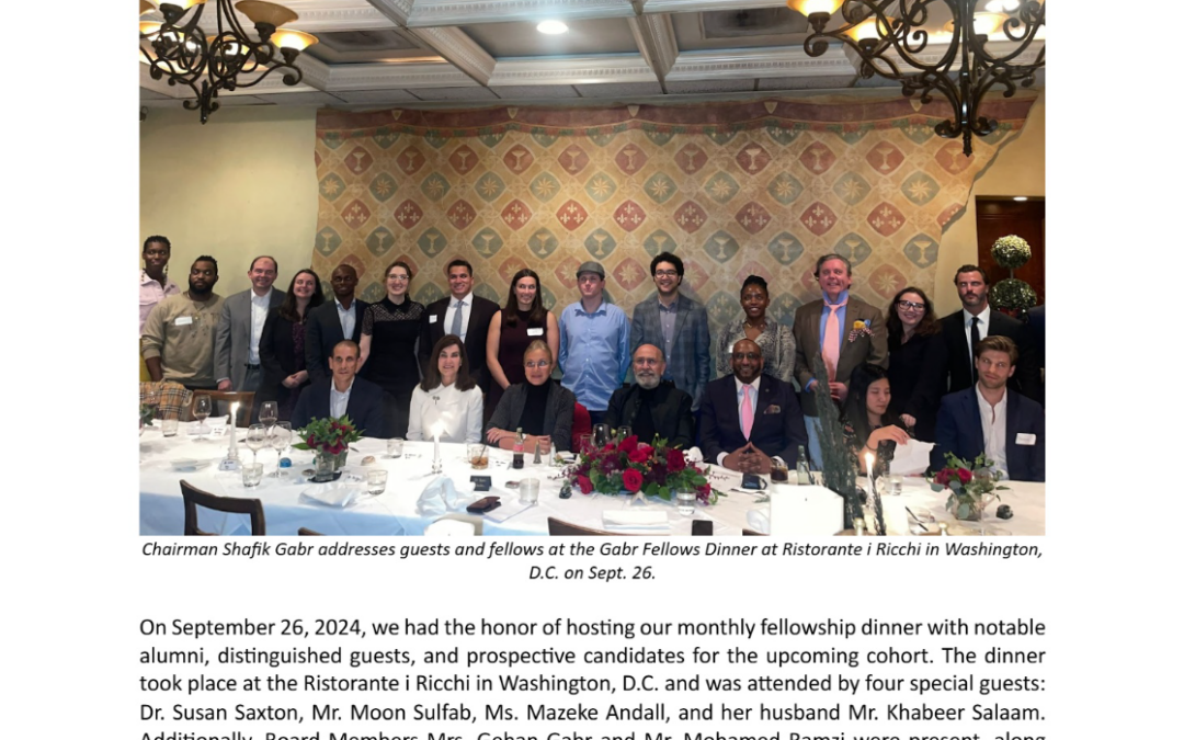 Information Statement 26th September 2024