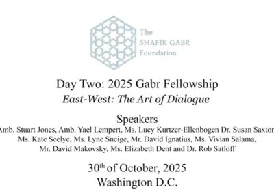 2025 Gabr Fellowship – The Art of Dialogue Day 2